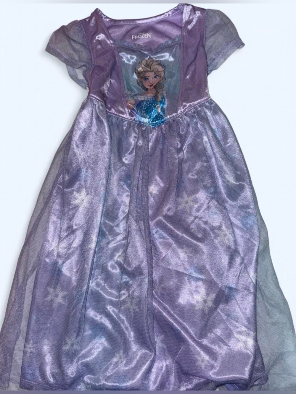 Disney Frozen Elsa Purple Girls Nightgown